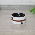 Wholesale Customizable Luxury Pet Ceramic Bowl for Cats